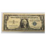 1935 A Silver Certificates 1 Dollar Blue Seal