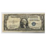 1935 A Silver Certificates 1 Dollar Blue Seal