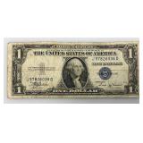 1935 B Silver Certificates 1 Dollar Blue Seal