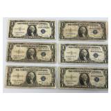 1935 C Silver Certificates 1 Dollar Blue Seal