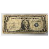 1935 C Silver Certificates 1 Dollar Blue Seal