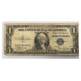 1935 C Silver Certificates 1 Dollar Blue Seal