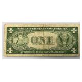 1935 D Silver Certificates 1 Dollar Blue Seal