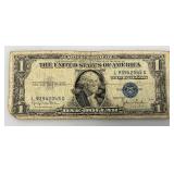 1935 D Silver Certificates 1 Dollar Blue Seal