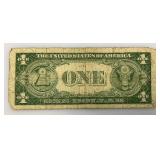 1935 D Silver Certificates 1 Dollar Blue Seal