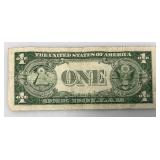1935 D Silver Certificates 1 Dollar Blue Seal