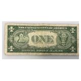 1935 D Silver Certificates 1 Dollar Blue Seal