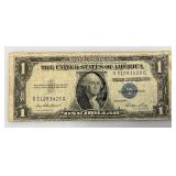 1935 E Silver Certificates 1 Dollar Blue Seal