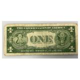 1935 E Silver Certificates 1 Dollar Blue Seal