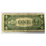 1935 E Silver Certificates 1 Dollar Blue Seal