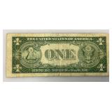 1935 E & F Silver Certificates 1 Dollar Blue Seal