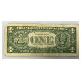 1957 Series And 1= 1957 A Silver Certificates 1 Dollar Blue Seal