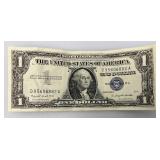 1957 Series And 1= 1957 A Silver Certificates 1 Dollar Blue Seal