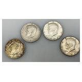 1964 90% Silver Kennedy Half Dollars
