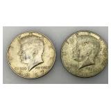 1967 40% Silver Kennedy Half Dollars