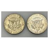 1967 40% Silver Kennedy Half Dollars