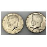 1967 40% Silver Kennedy Half Dollars