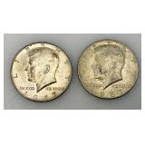 1967 40% Silver Kennedy Half Dollars