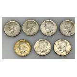 1968-69 40% Silver Kennedy Half Dollars