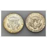 1968-69 40% Silver Kennedy Half Dollars