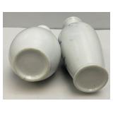 Group Of Vintage Miniature Oriental Blue And White Vases