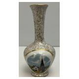 Group Of Vintage Miniature Oriental Blue And White Vases