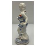 Vintage Blue And White Porcelain Figures