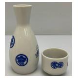 Vintage Sake Cups And Decanters