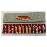 Vintage Miniature 12 Beauties Chinese Figurines From "Dream Of The Red Mansions" Beauties Of Jinling In Original Box