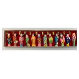 Vintage Miniature 12 Beauties Chinese Figurines From "Dream Of The Red Mansions" Beauties Of Jinling In Original Box