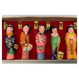 Vintage Miniature 12 Beauties Chinese Figurines From "Dream Of The Red Mansions" Beauties Of Jinling In Original Box