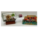 Misc. Vintage Phillipines Collectibles Including Die Cast Jeepney In Original Pack And More
