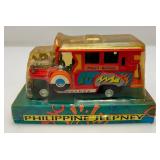 Misc. Vintage Phillipines Collectibles Including Die Cast Jeepney In Original Pack And More