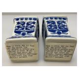 Misc. Chinese Blue And White Items