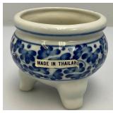 Misc. Miniature Chinese Collectible Items (Small Chips On Rim Of Yellow Vase)