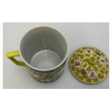 Misc. Miniature Chinese Collectible Items (Small Chips On Rim Of Yellow Vase)
