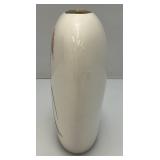 Vintage Japanese Satsuma Porcelain Vase And Porcelain Fans With Stands