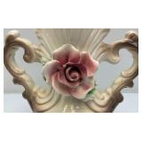 Misc. Vintage Pottery Items Including Oriental Flower Shaped Vase And More