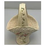 Misc. Vintage Pottery Items Including Oriental Flower Shaped Vase And More