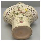 Misc. Vintage Pottery Items Including Oriental Flower Shaped Vase And More