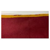 Very Old Wool University Of Minnesota Stadium Blanket (Has Signs Of Wear) And Fleece Blanket