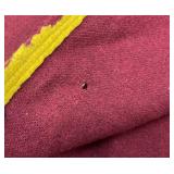 Very Old Wool University Of Minnesota Stadium Blanket (Has Signs Of Wear) And Fleece Blanket