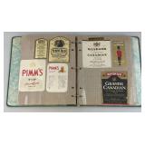 Collection Of Misc. Collectible Liquor Labels
