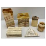 Vintage Onyx Tissue Box Covers And More