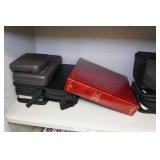 Metal Cabinet with Contents