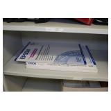 Metal Cabinet with Contents