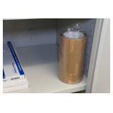 Metal Cabinet with Contents