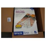 Epson Matte Paper 8.5"x11"