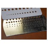 Machine Screw Tap Guage Templates