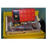 Table with Assorted Tools and Organizers